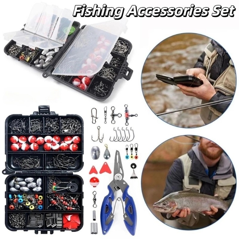Fishing Lure Crankbait - 1세트 구형 플로트 낚시 장비 키트