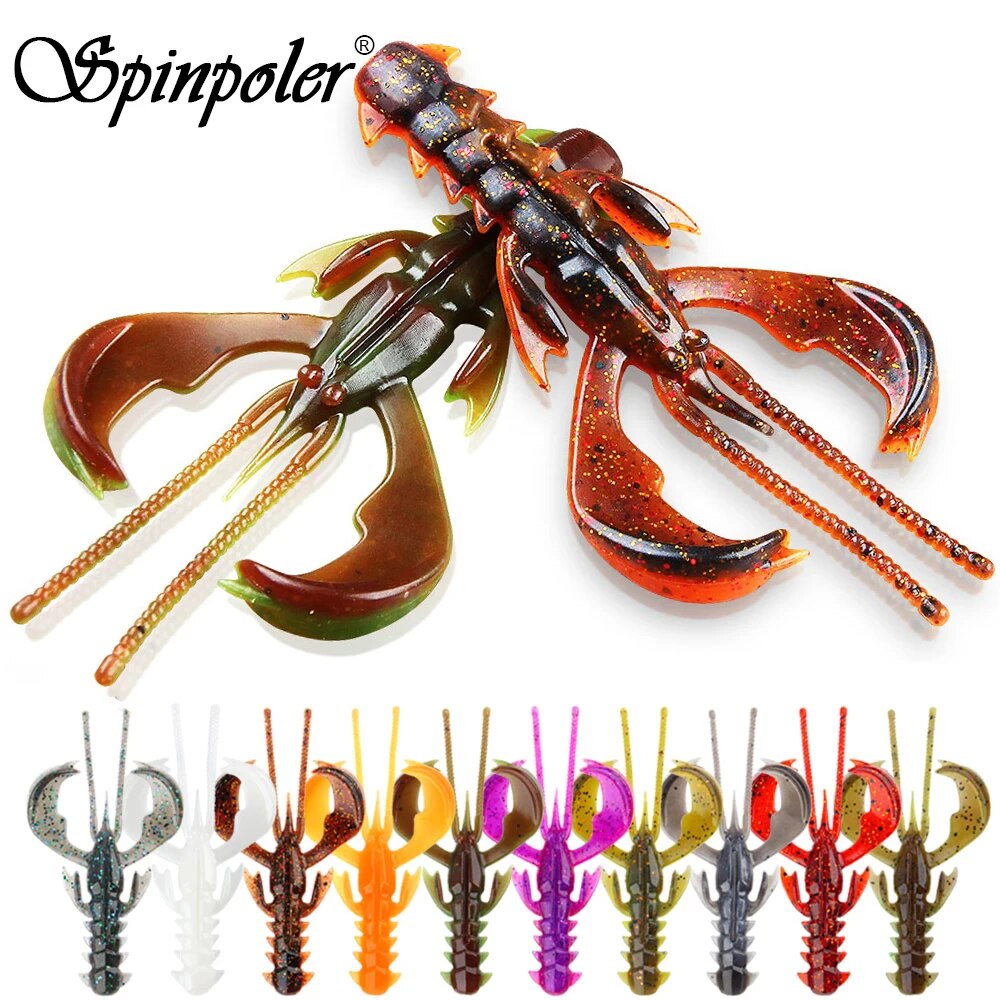 Fishing Lure Soft Plastic - Spinpoler 민첩한 새우 부드러운 미끼 낚시