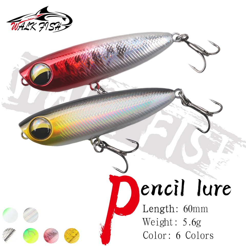 Fishing Lure Popper - 워크 피쉬 1개 6cm 5.6g 탑워터