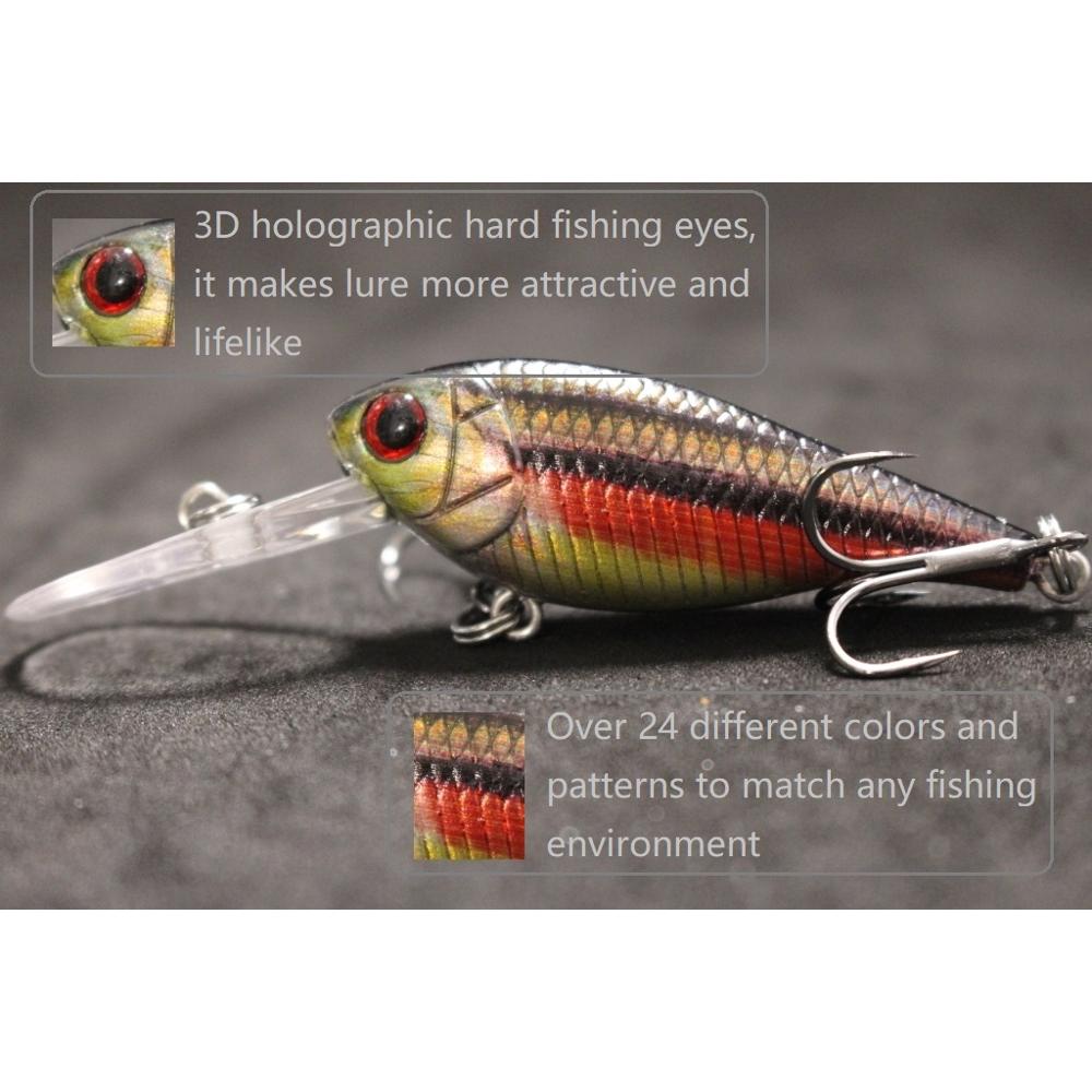 WLure 크랭크베이트 낚시 미끼 8g 8cm 3 미터 - Fishing Lure Crankbait 리뷰 및 가격