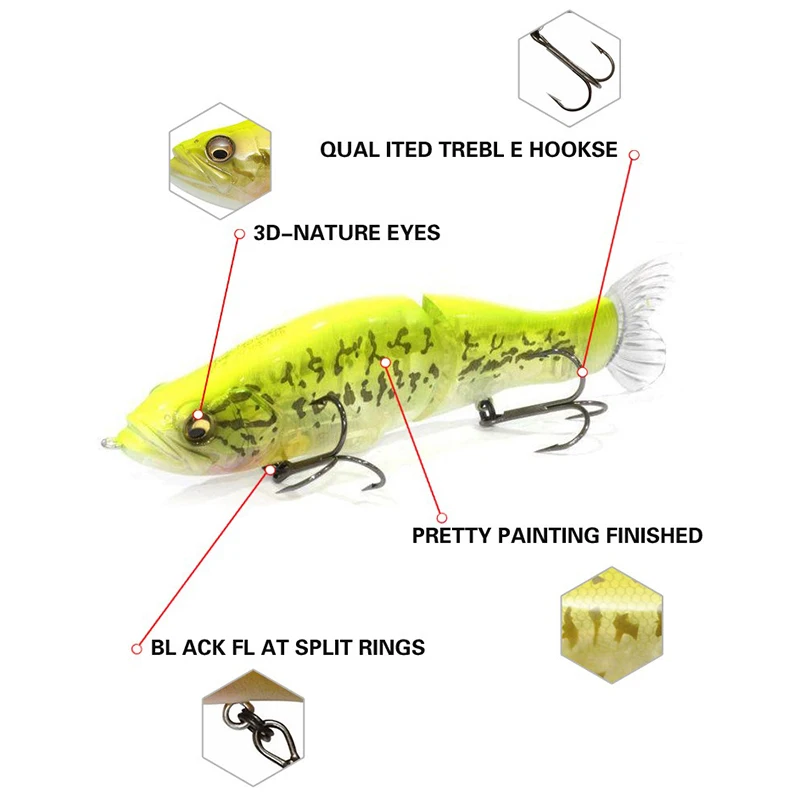 스윔베이트 낚시 루어 135mm 31g 멀티 조인트 슬 - Fishing Lure Popper 리뷰 및 가격