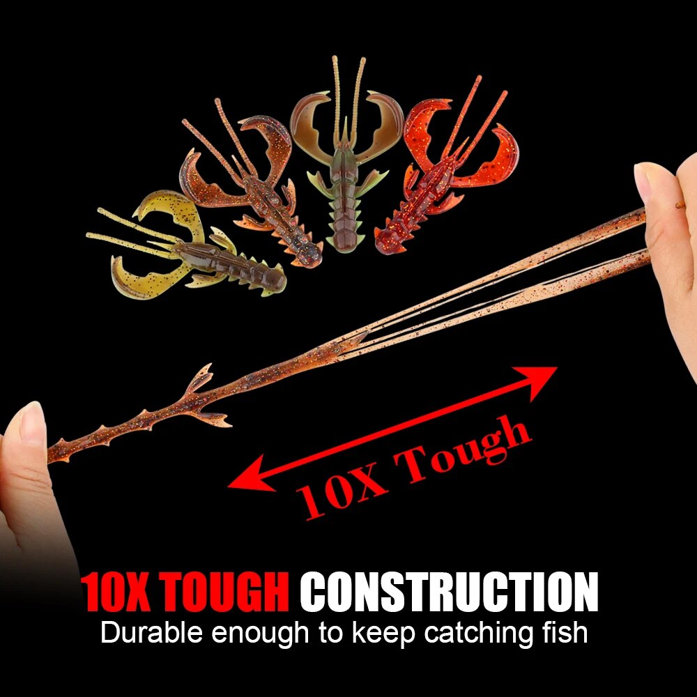 Spinpoler 민첩한 새우 부드러운 미끼 낚시 미끼 - Fishing Lure Soft Plastic 리뷰 및 가격