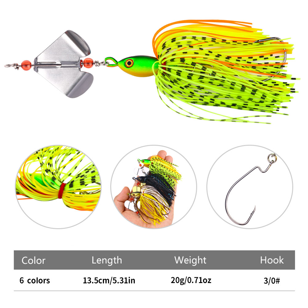 1개 13.5cm 20g 낚시 미끼 블레이드 메탈 베이 - Fishing Lure Buzzbait 리뷰 및 가격