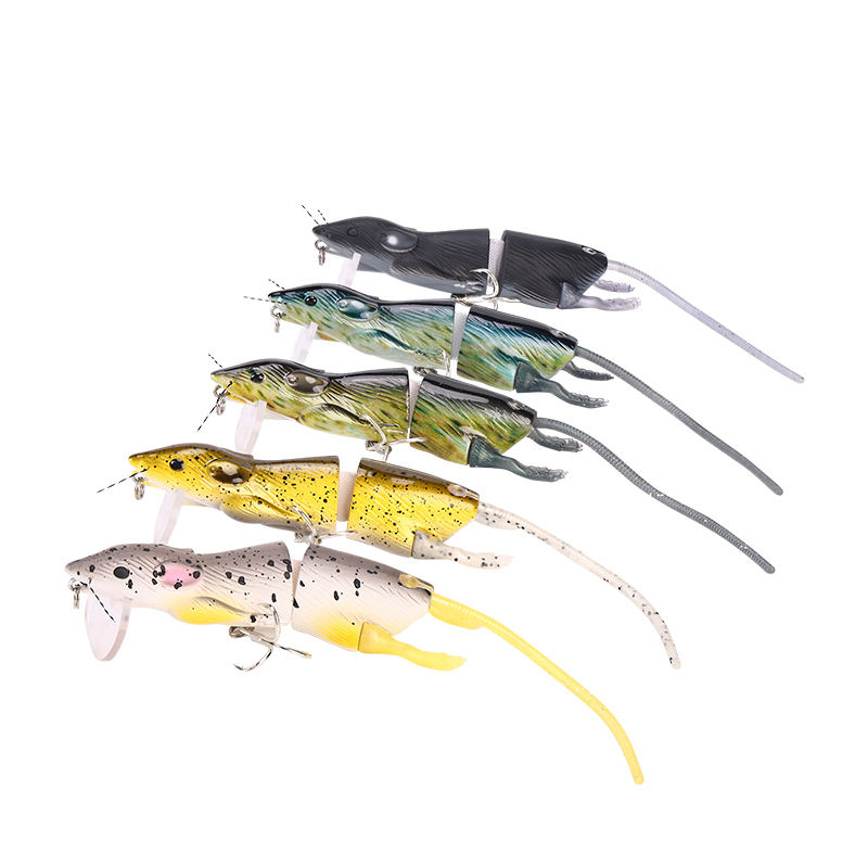 웨이헤 1개 8cm 5색상 인조 낚시용 하드 마우스 미 - Fishing Lure Popper 리뷰 및 가격