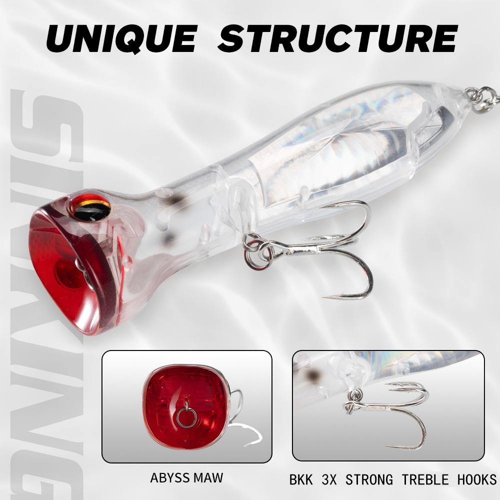 헌트하우스 탑워터 플로팅 포퍼 낚시 미끼 PRISM R - Fishing Lure Popper 리뷰 및 가격